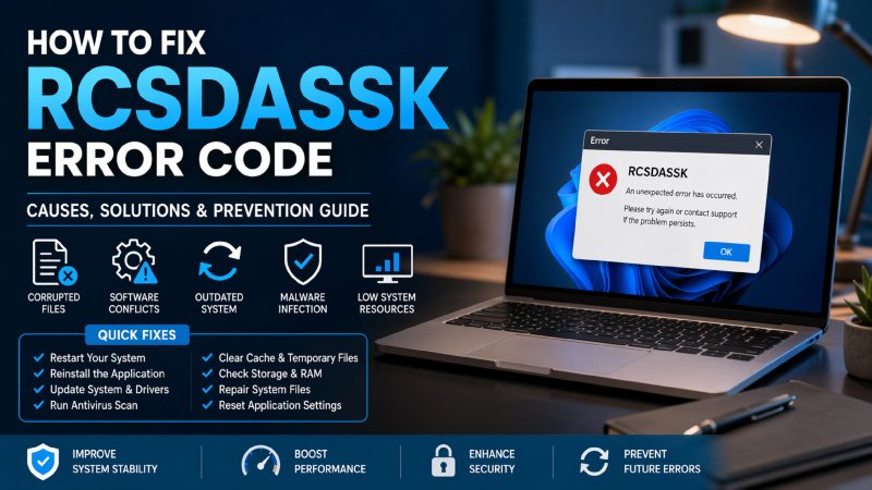codes error rcsdassk